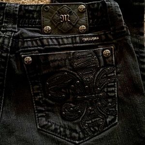 Black wash Miss Me jeans size 29
